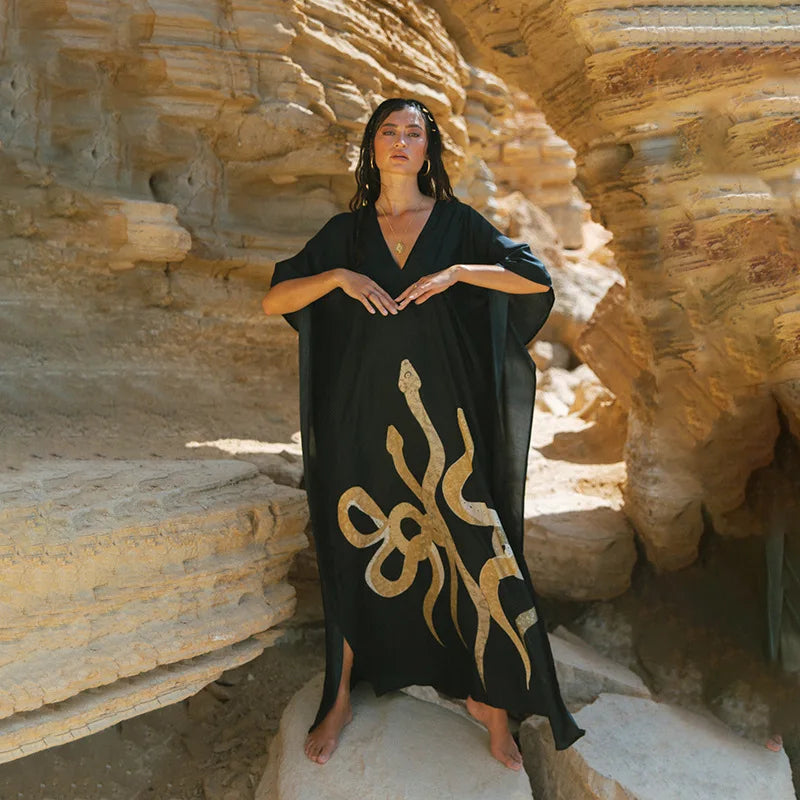 *Limited Edition* Black Kimono | Casual Luxury | Bikini Cover | Loose Cardigan