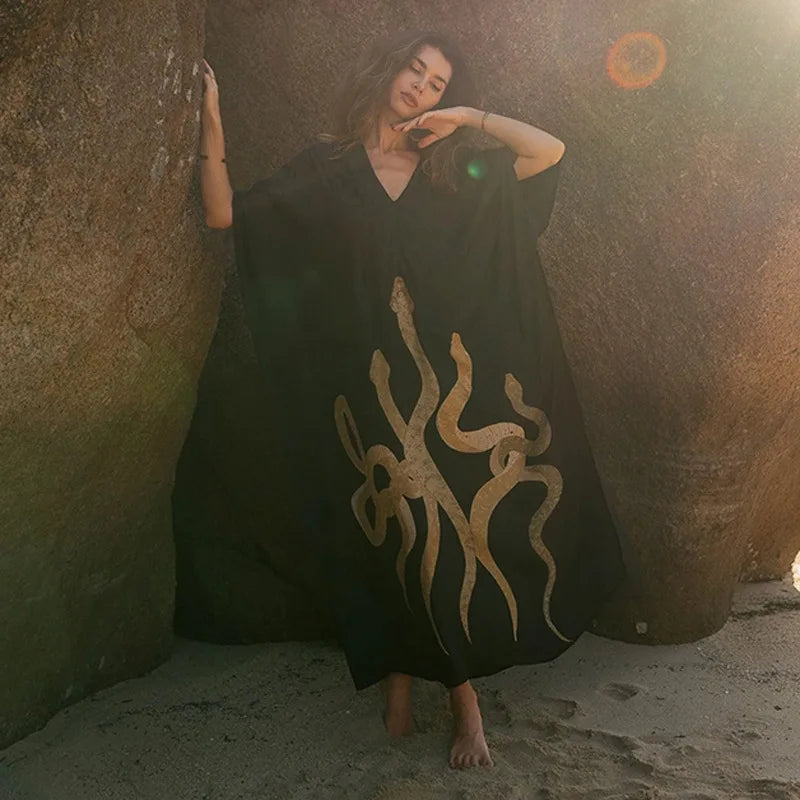 *Limited Edition* Black Kimono | Casual Luxury | Bikini Cover | Loose Cardigan